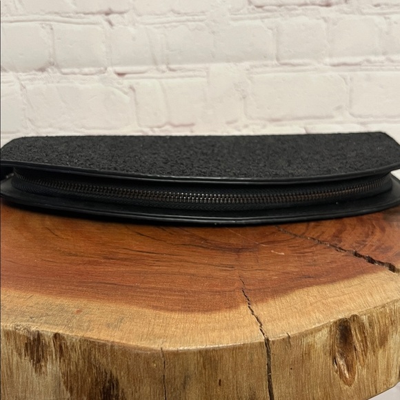 A New Day Black Matte Sequin Clutch - Picture 3 of 10